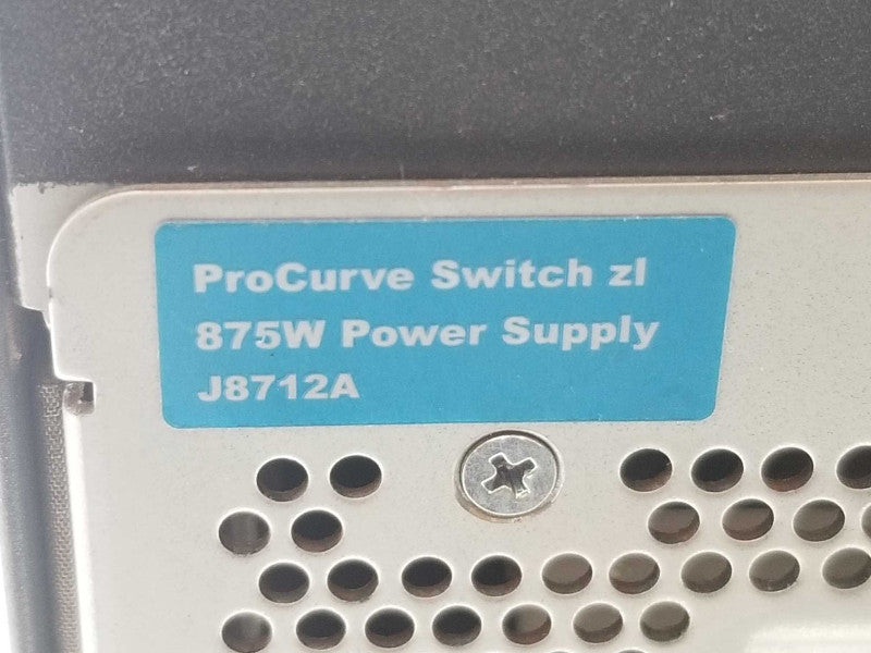 HP ProCurve 5406ZL J8697A with 4x J8702A 1x J8726A 1x J8712A Power ~