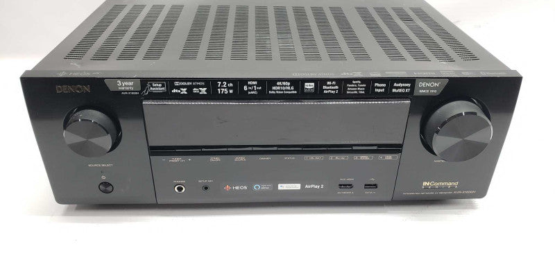 Denon Integrated Network AV Receiver AVR-X1600H / SEE NOTES #