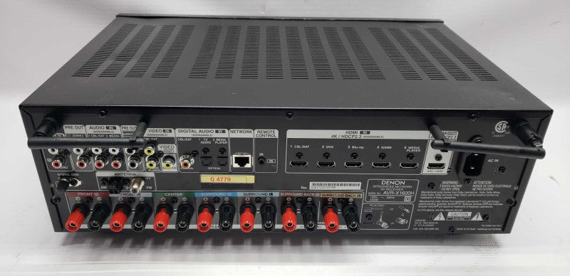 Denon Integrated Network AV Receiver AVR-X1600H / SEE NOTES #