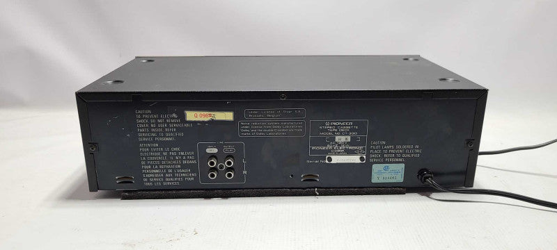 Vintage Pioneer CT-330 Stereo Cassette Tape Deck $