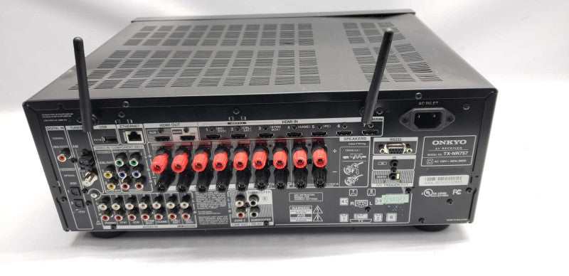 Onkyo AV Receiver TX-NR757 / unit does not power on, parts/repairs only #