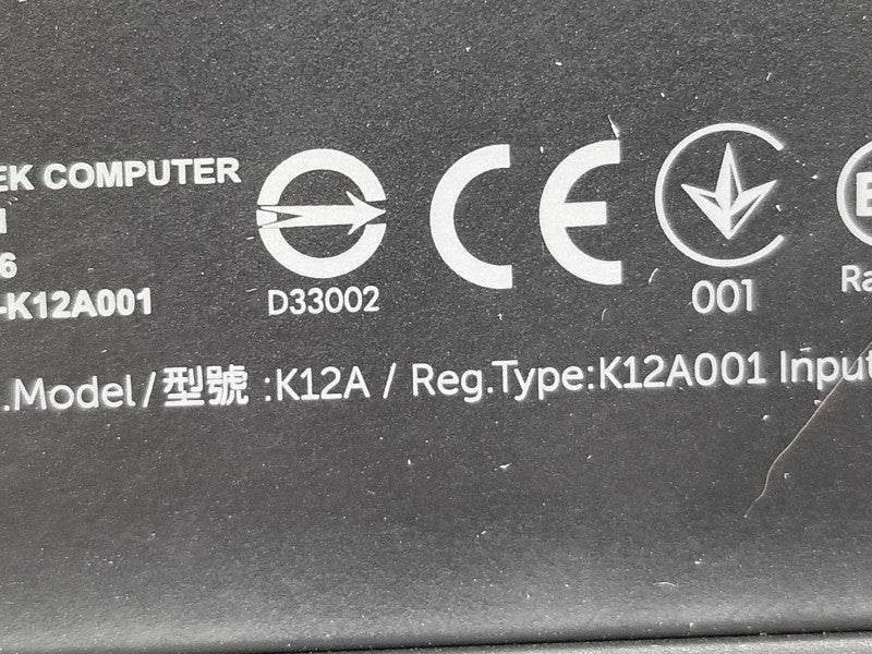 DELL Travel Keyboard K12A K12A001 ~