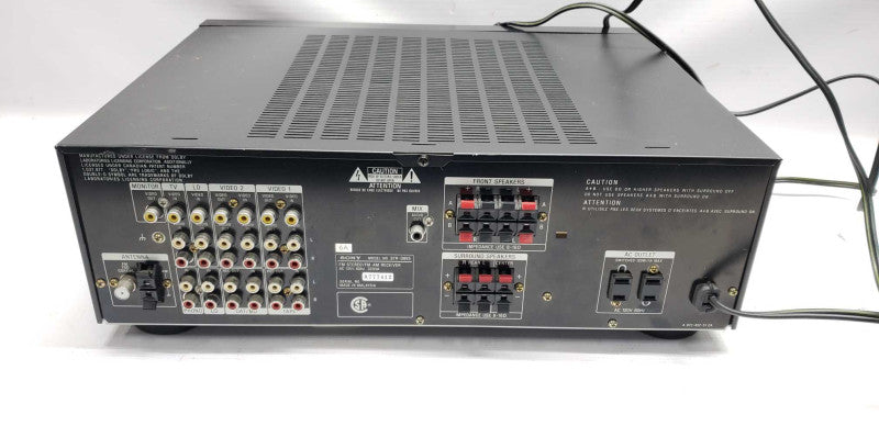 Sony Audio/Video Control Center Digital Signal Processor STR-D865 #