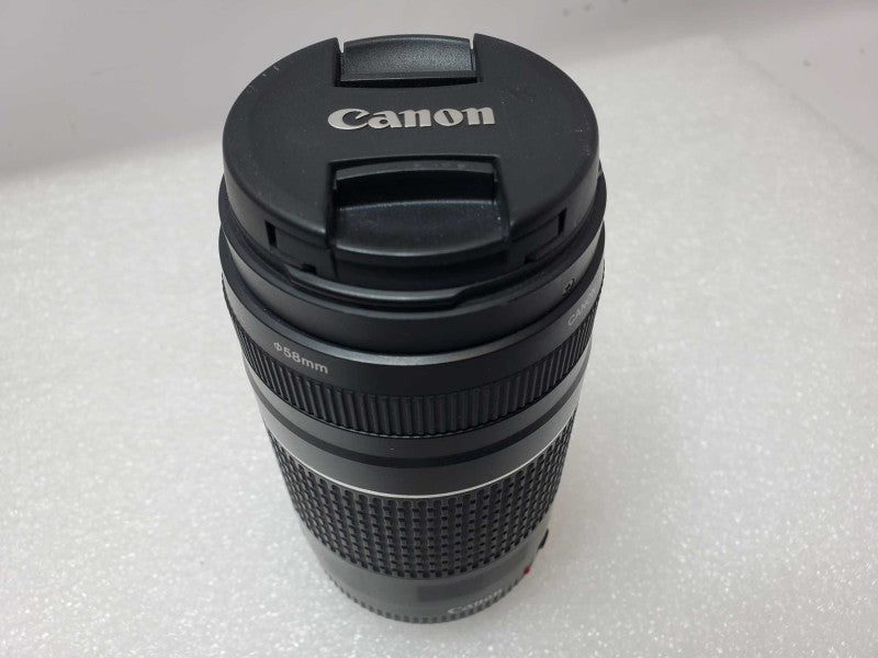 Canon Ultrasonic Zoom Lens EF 75-300mm 1:4-5.6 III USM w/Caps AS-IS _