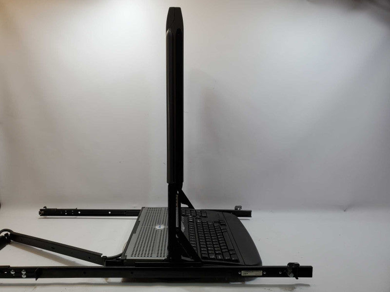 Dell PowerEdge 15FP GK545 15\\" Rack Console LCD Monitor Keyboard USB PS/2 +Rail (