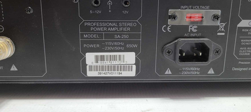 Emotiva Pro SA-250 Dual Channel 650W Amplifier  $