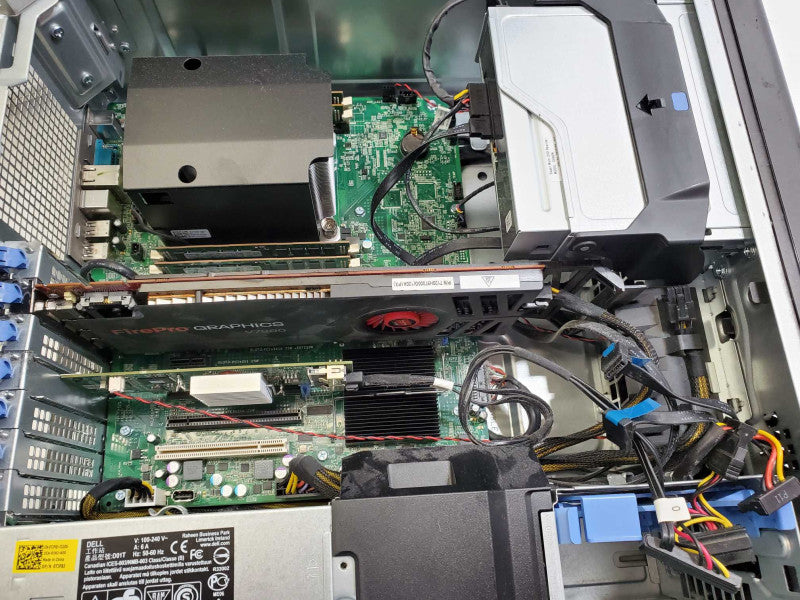 Dell Precision T3610 Xeon E5-1650 v2 @3.2GHz 16GB RAM FirePro V7900 PERC H310 )