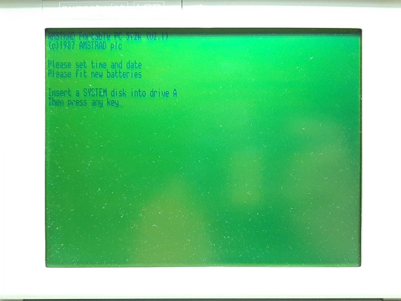 Vintage Amstrad PPC 512 Dual Disk Portable Computer With Manual  +