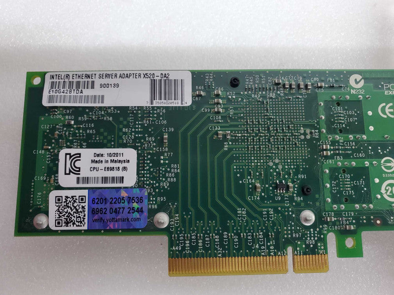 Intel Ethernet Server Adapter X520-DA2 E10G42BTDA _