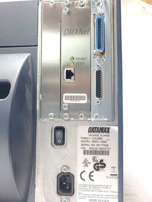 Datamax DMX-I-4208 Thermal Transfer Label Printer, Powers on, AS-IS _
