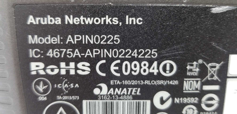 Aruba APIN0225 802.11ac Dual Band 3X3 MIMO Wireless Access Point IAP-225-US, ~