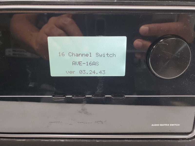Control4 16 Channel Audio Matrix Switch C4-16S2-E-B, Factory reset, AS-IS _