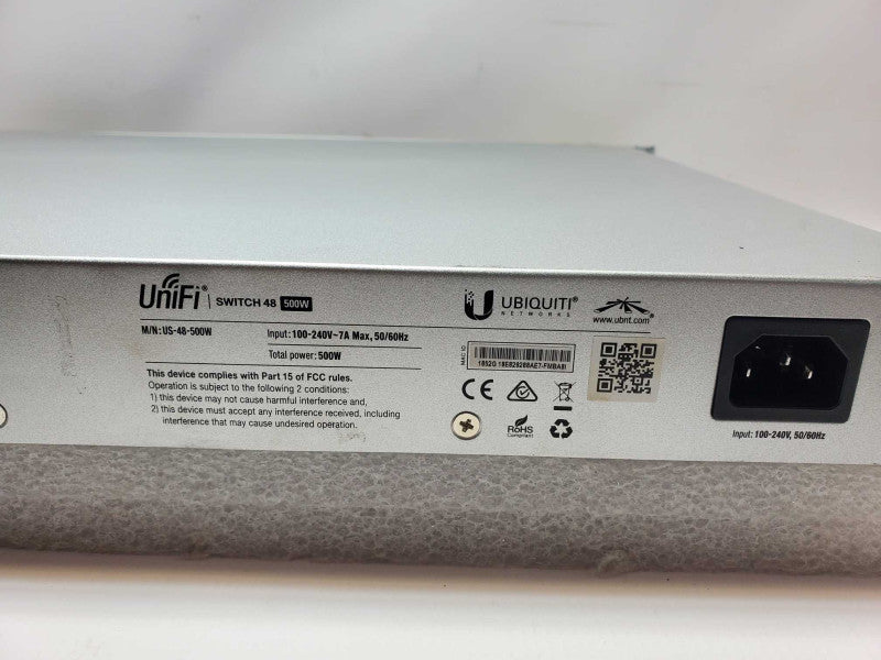 Ubiquiti Networks UniFi US-48-500W 48-Port Switch, Doesn\\'t power on, AS-IS _