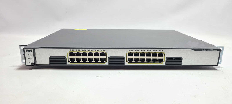 Cisco Catalyst 3750-G WS-C3750G-24T-S 24-Port Gigabit Ethernet Switch $