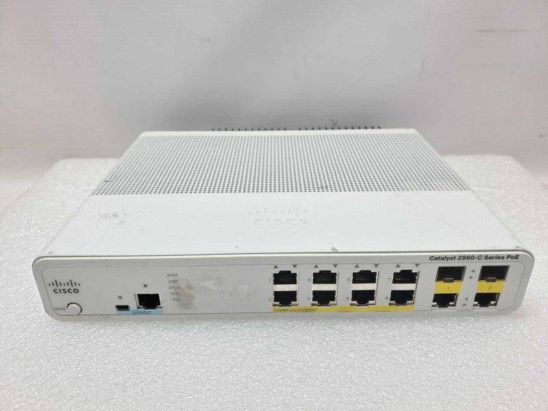 Cisco WS-C2960C-8PC-L 8-Port PoE Fast Ethernet Switch _