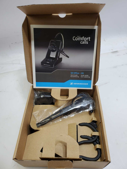 Sennheiser SD Office ML 506009 Single-Sided DECT Wireless Headset New open-box )