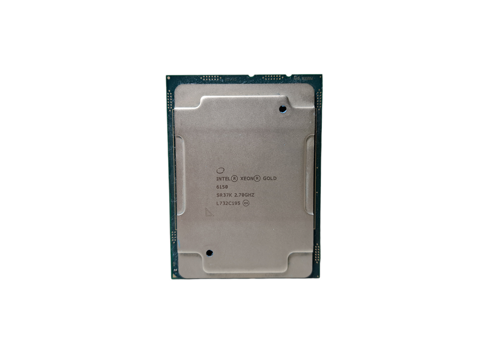 Intel Xeon Gold 6150 18-Core 2.70GHz 24.75MB Cache CPU | LGA3647 SR37K Q