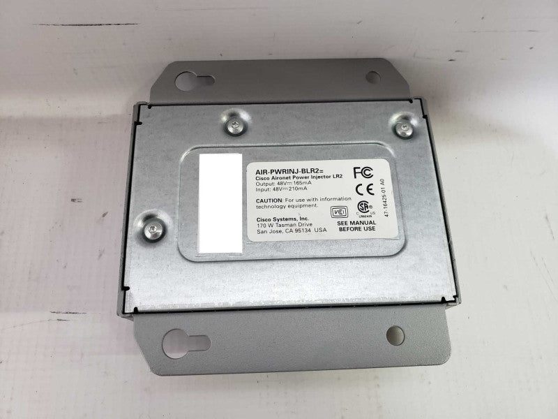 Cisco AIR-PWRINJ-BLR2 Power Injector LR2 Output [