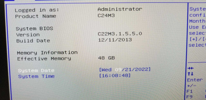 CISCO UCSC-C24-M3 Server 1x Xeon E5-2430 v2 2.5GHz 6C/48GB, 9220-8i, No HDDs ~