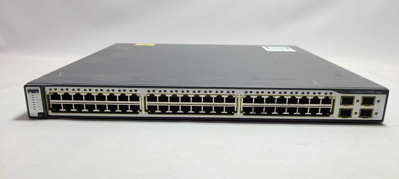 Cisco Catalyst WS-C3750G-48TS-S 48 Port 4x SFP Port Managed Gigabit Ethernet Switch $