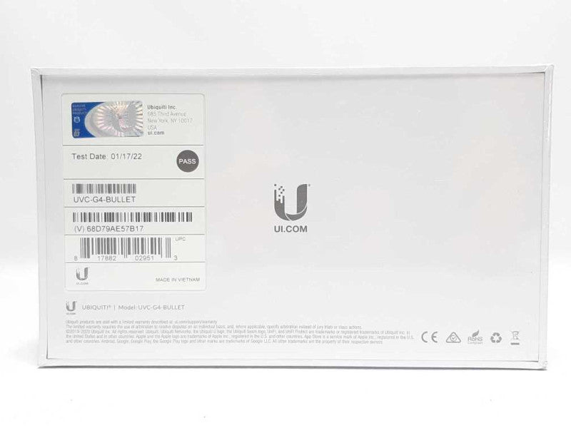 [Sealed Box] Ubiquiti Unifi Protect G4 Bullet Camera UVC-G4-BULLET |