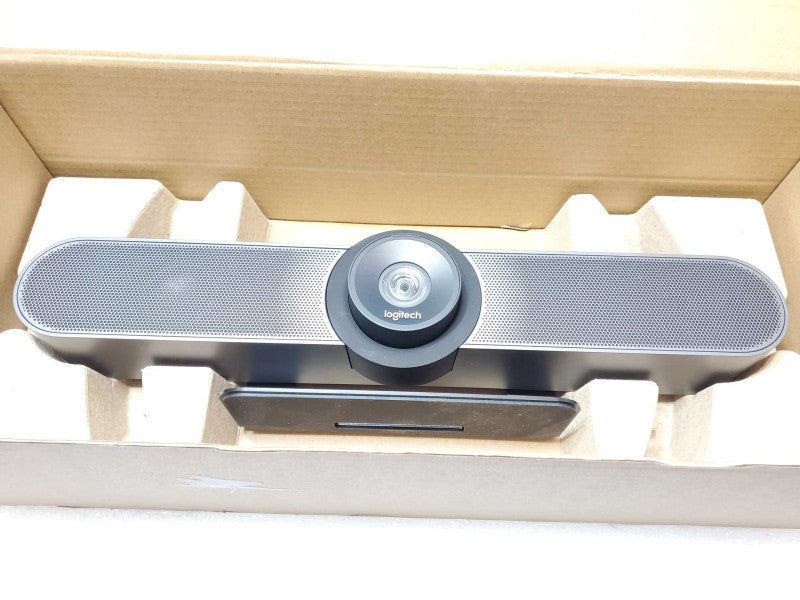 Logitech MeetUp Camera and Speakerphone Unit w/ Remote, Read _