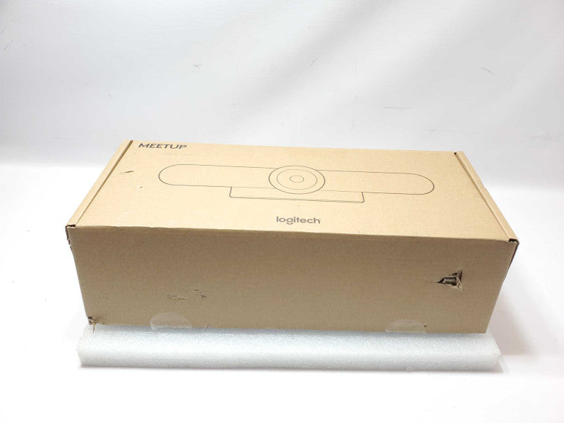 Logitech MeetUp Camera and Speakerphone Unit w/ Remote, Read _