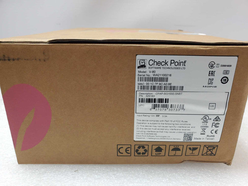 Check Point L-71W Security Appliance Threat Prevention Wifi Firewall  _