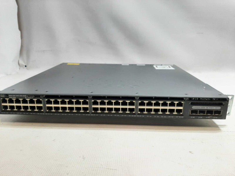 Cisco Catalyst WS-C3650-48PS-S 48 Port PoE 4x1G LAN Base Switch, FCTY RESET ~