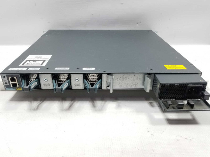 Cisco Catalyst WS-C3650-48PS-S 48 Port PoE 4x1G LAN Base Switch, FCTY RESET ~