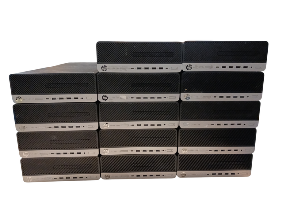 Lot of 26x HP EliteDesk 705 G5 SSF AMD Ryzen 5 Pro 8GB RAM READ