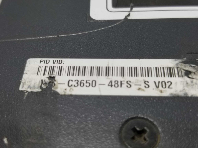 Cisco WS-C3650-48FS-S 48 POE 4X1G Ports Switch 1 x PWR-C2-1025WAC PSU ~