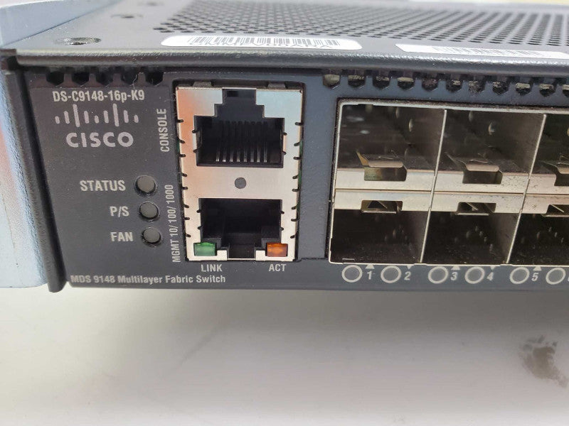 CISCO MDS 9148 MULTILAYER FABRIC SWITCH DS-C9148-16P-K9 V02  )