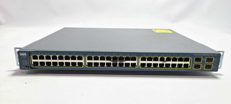 Cisco Catalyst 3560 Series WS-C3560-48PS-S PoE-48 Port 2xSFP Ethernet Switch $