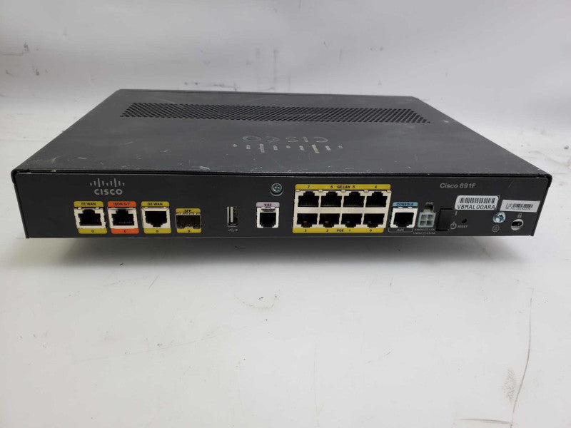 CISCO 891F C891F-K9 Ethernet Integrated Services Router _ Factory Rest )