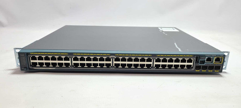 Cisco Catalyst 2960-SF WS-C2960S-F48FPS-L 48 Port FE PoE 740W 4x SFP Switch $