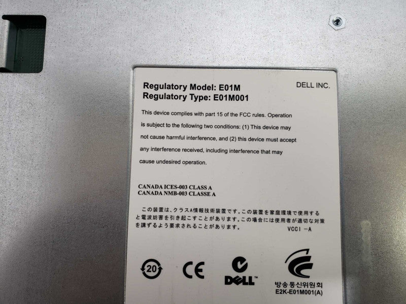 Dell PowerVault MD1200 12 Bay for 3.5\\" HDD SAS Storage Array 2x E01M001 2x PSU [