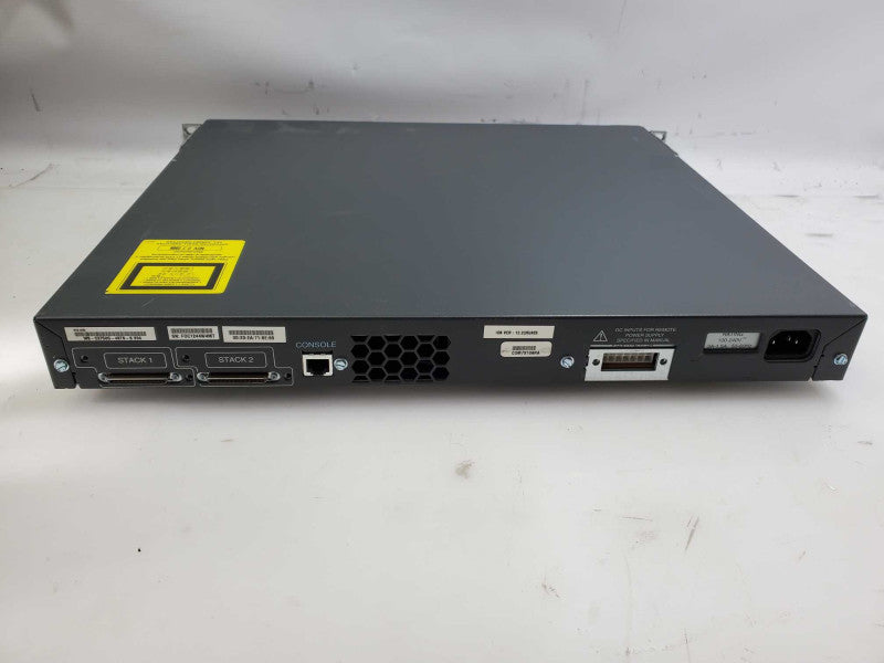 CISCO WS-C3750G-48TS-S 48-Port Gigabit Managed Switch _ Factory Reset  )