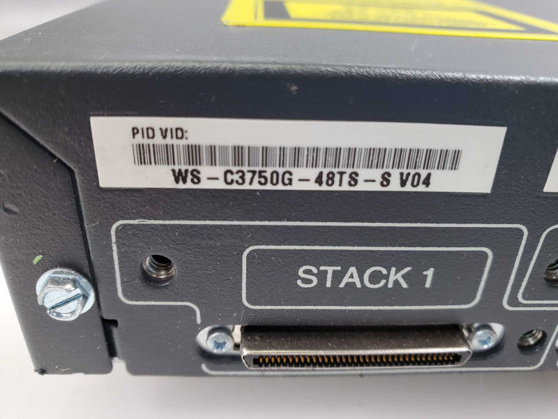 CISCO WS-C3750G-48TS-S 48-Port Gigabit Managed Switch _ Factory Reset  )