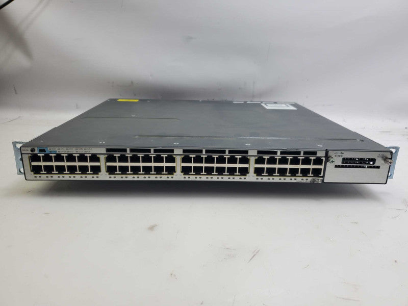 Cisco Catalyst WS-C3750X-48P-S PoE+ 48-Port Managed Gigabit Switch 1x PSU )