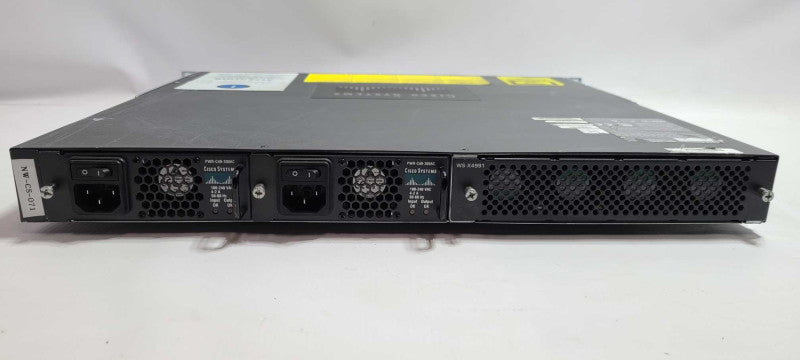 Cisco WS-C4948-10GE-S 48 Port Gigabit +10GB Switch w/ Dual PSU  $