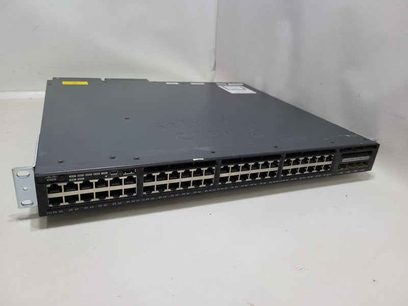 Cisco WS-C3650-48FS-S 3650 Catalyst 48 Ethernet Poe+ Ports Layer 3 Switch |