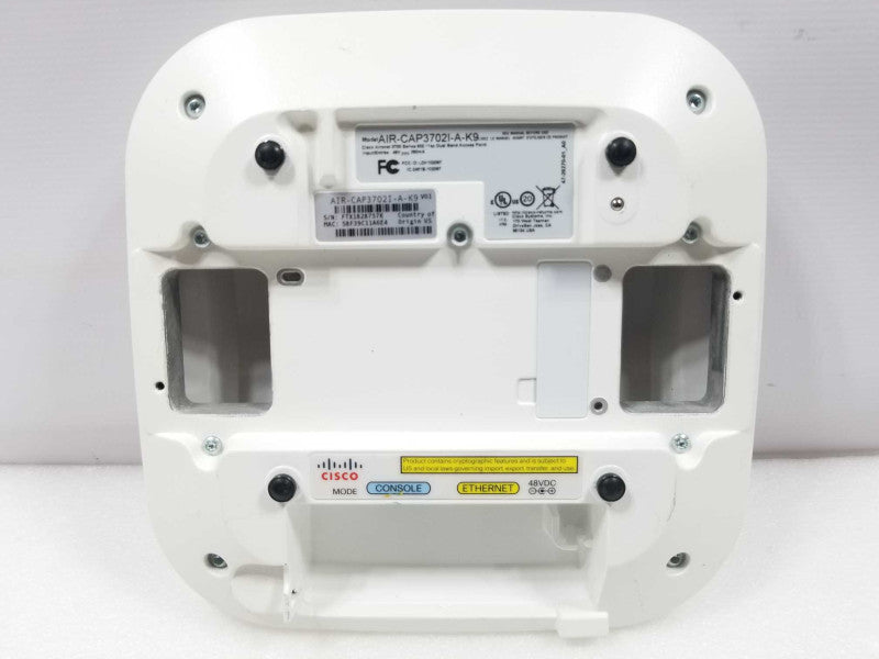 Cisco AIR CAP3702I-A-K9 Wireless Access Point Dual Band 802.11, FACTORY RESET ~