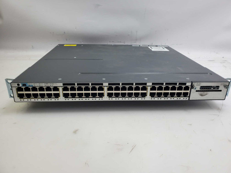 Cisco Catalyst WS-C3750X-48P-S PoE+ 48-Port Managed Gigabit Switch 1x PSU )