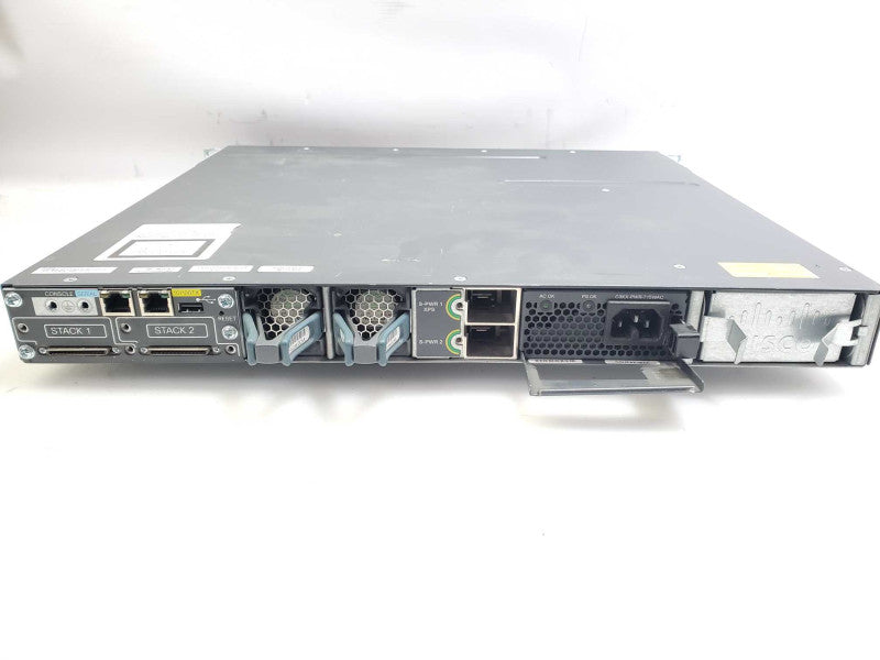 Cisco Catalyst WS-C3750X-48P-S PoE+ 48-Port Managed Gigabit Switch 1x PSU )