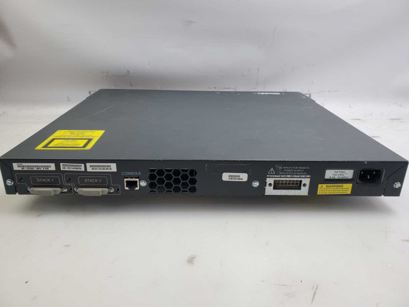CISCO WS-C3750G-48PS-S 48-Port PoE Gigabit Managed Switch _ Factory Reset )\t )