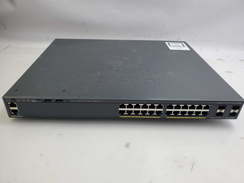 Cisco Catalyst 2960X WS-C2960X-24PS-L 24 Port Gigabit PoE Switch_reset )