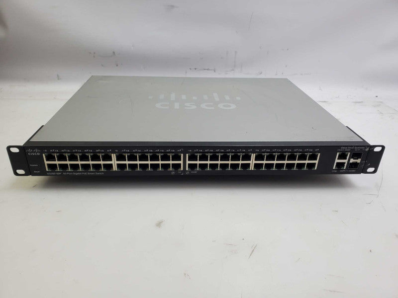 Cisco SG200-50FP 50 Port Small Business Gigabit PoE Smart Switch )