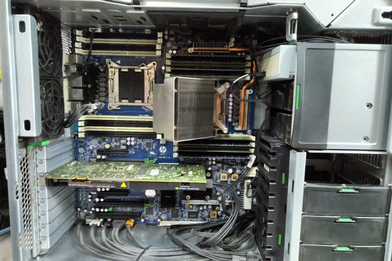 HP Z820 Xeon E5-2643 @ 3.30ghz / 16gb ram / quadro 4000 GPU #