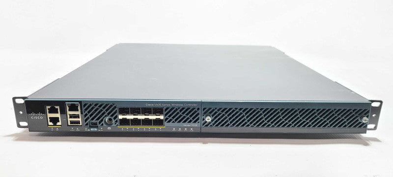 Cisco 5500 Series Model 5508 AIR-CT5508-K9 Wireless Controller w/ 2xPSU $
